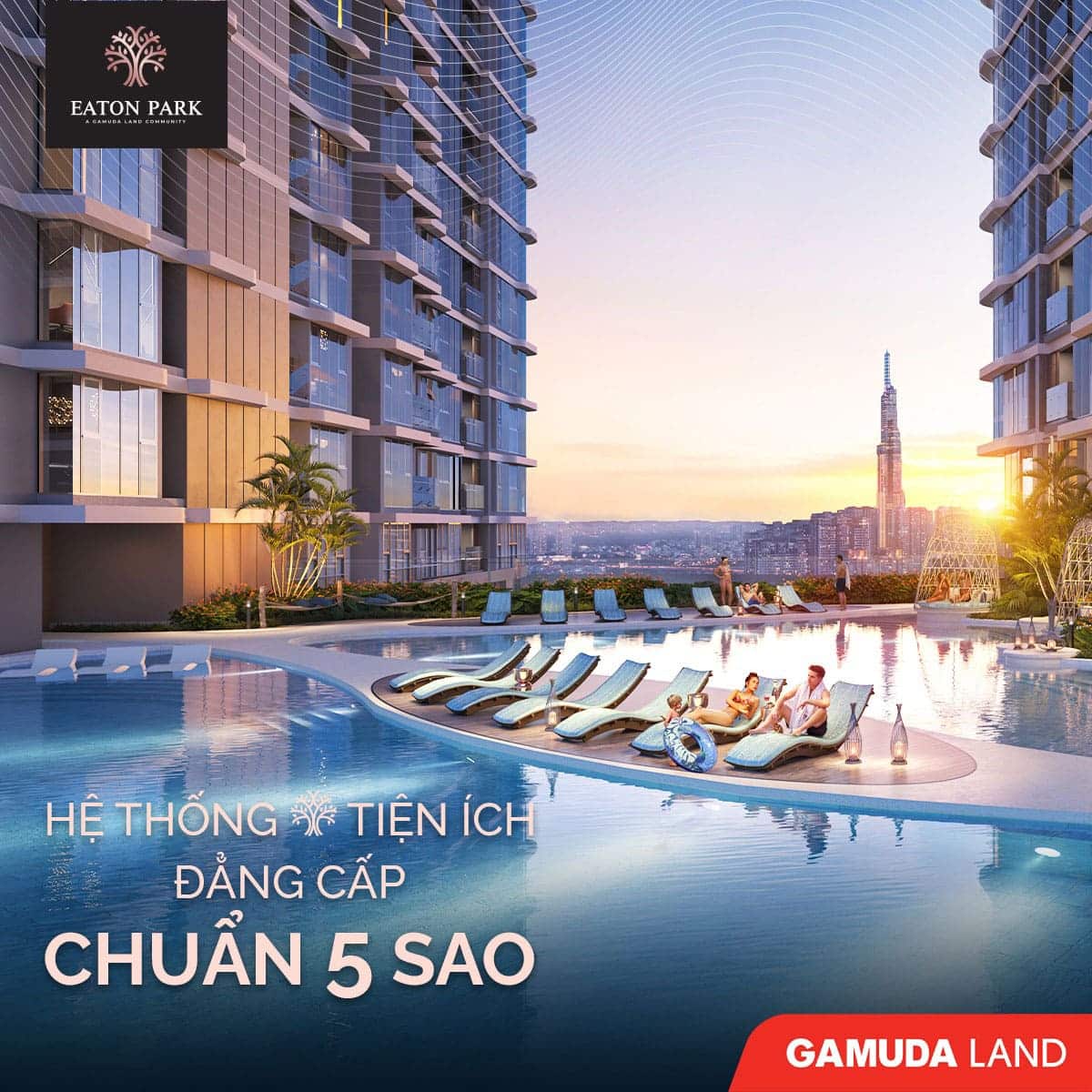 Hệ thống tiện ích tại căn hộ Eaton Park mang đến cho cộng đồng cư dân tinh hoa trải nghiệm sống thượng lưu.